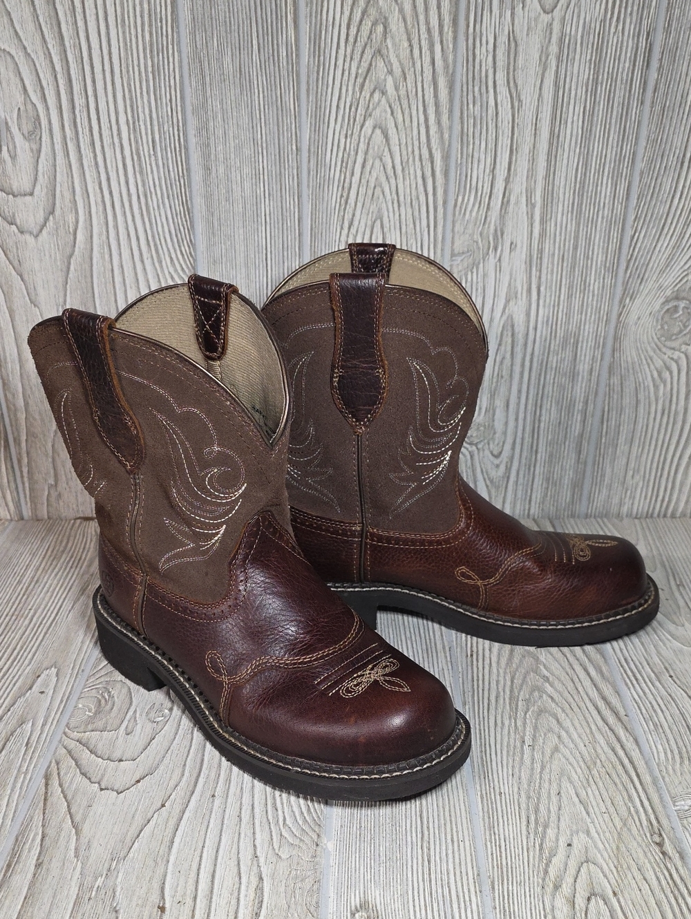 Ariat Fatbaby Heritage Dapper Western Cowboy Boots Womens Size 8.5B